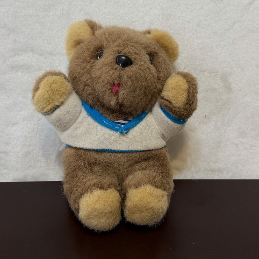 Vintage Fun World Plush Bear Stuffed Animal Fun-World Small Toy